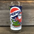 画像1: Vintage Pepsi Christmas Winter Wonderland Glass (G070) (1)