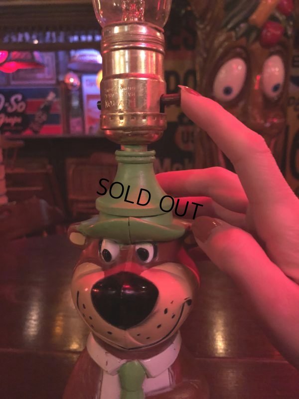 画像12: 60s Vintage Hanna Barbera Yogi Bear Plastic Lamp (B693)