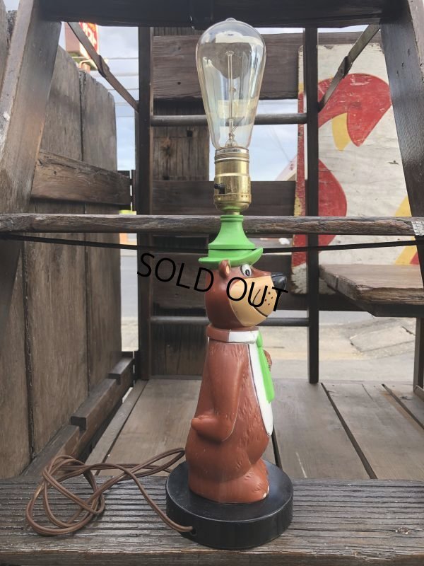 画像4: 60s Vintage Hanna Barbera Yogi Bear Plastic Lamp (B693)