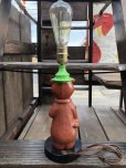 画像5: 60s Vintage Hanna Barbera Yogi Bear Plastic Lamp (B693)