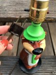 画像10: 60s Vintage Hanna Barbera Yogi Bear Plastic Lamp (B693)