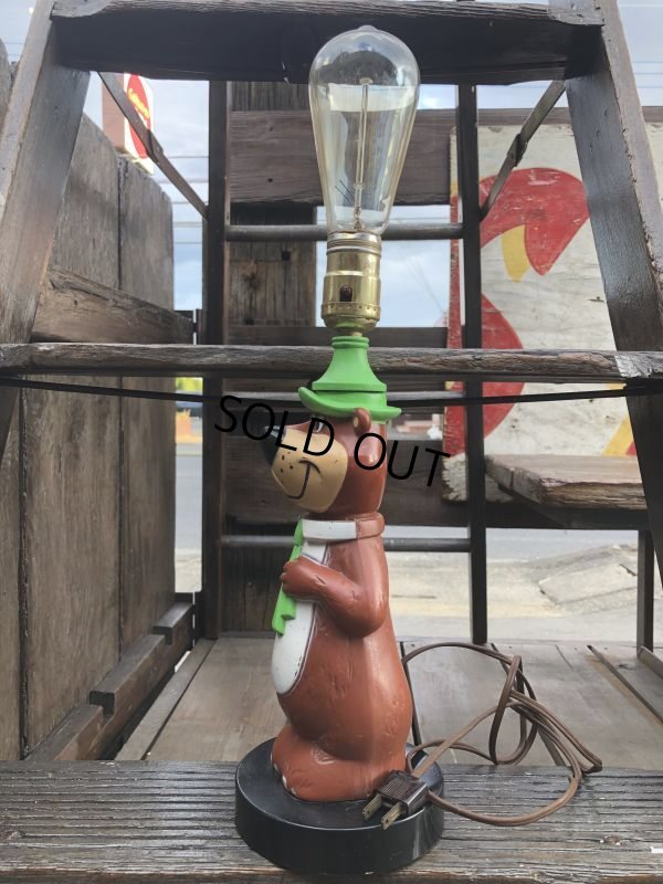 画像6: 60s Vintage Hanna Barbera Yogi Bear Plastic Lamp (B693)