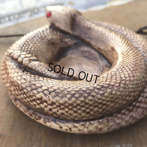 画像6: 70s Vintage Disneyland Adveture Land RANDOTTI Rattle Snake Ceramic Ashtray (B697)