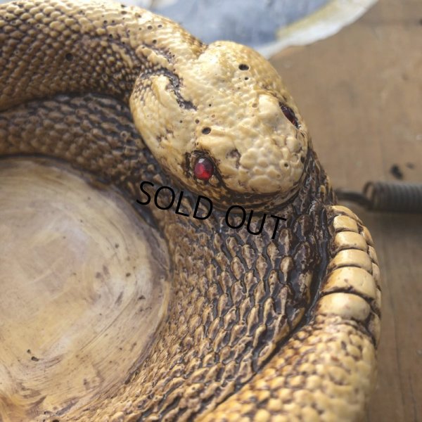 画像4: 70s Vintage Disneyland Adveture Land RANDOTTI Rattle Snake Ceramic Ashtray (B696)