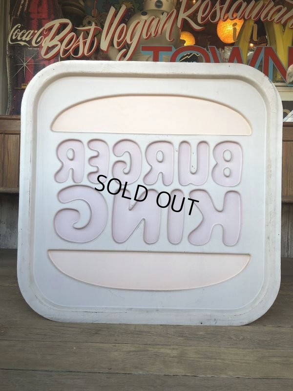 画像10: Vintage Burger King Old Logo Outdoor Sign Original (B697)