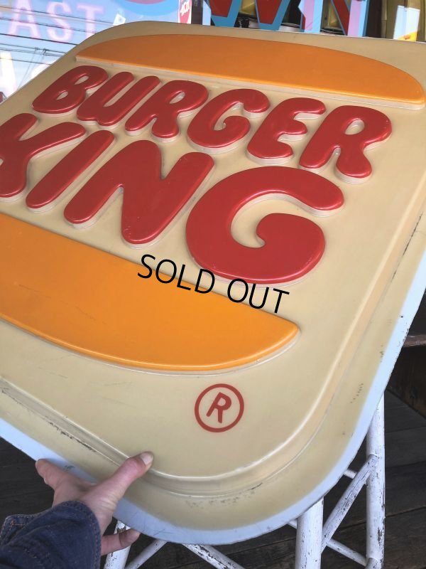 画像4: Vintage Burger King Old Logo Outdoor Sign Original (B697)
