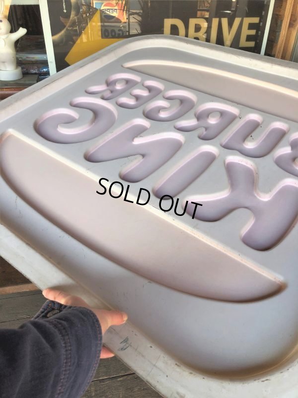 画像9: Vintage Burger King Old Logo Outdoor Sign Original (B697)