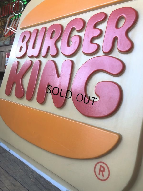 画像6: Vintage Burger King Old Logo Outdoor Sign Original (B697)