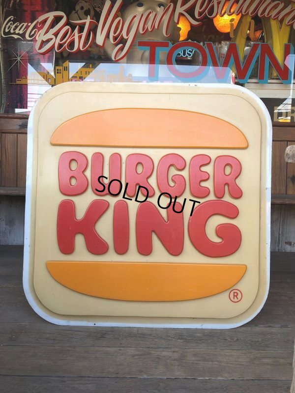画像11: Vintage Burger King Old Logo Outdoor Sign Original (B697)