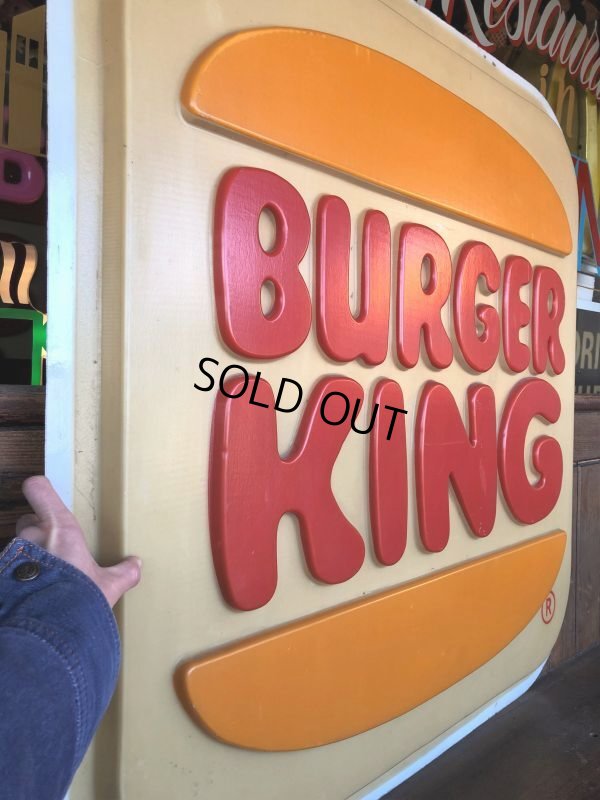 画像5: Vintage Burger King Old Logo Outdoor Sign Original (B697)