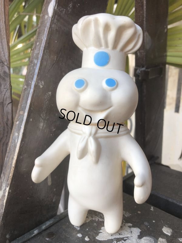 画像1: 70s Vintage Pillsbury Doughboy Poppin Fresh Vinyl Doll (B699)