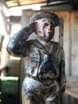 画像6: Antique Original Hubley Cast Iron Saluting Sailor Bank  (B703)