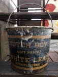 画像1: Vintage Dutch Boy White Lead Paint Bucket Pail (B706) (1)