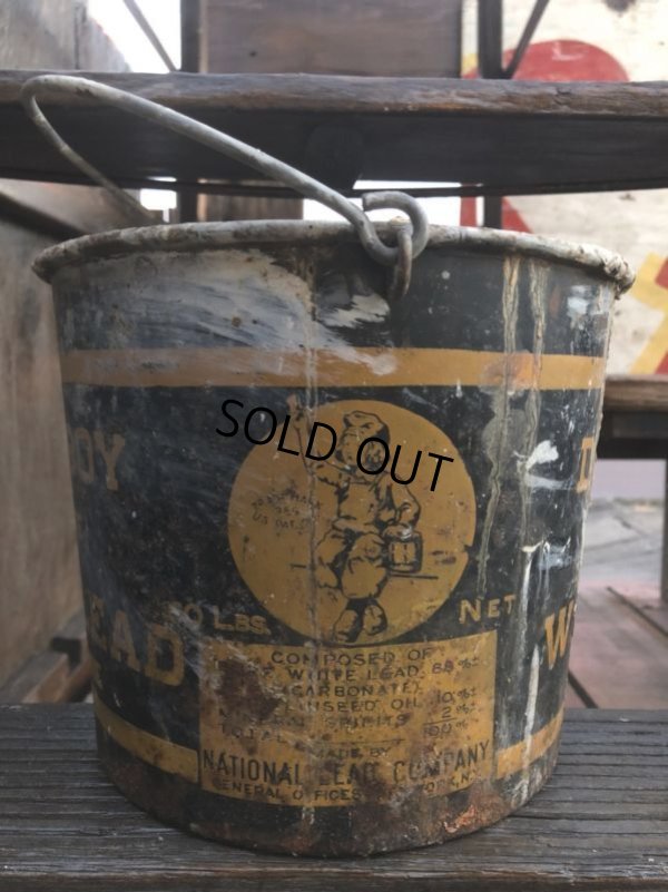 画像2: Vintage Dutch Boy White Lead Paint Bucket Pail (B706)