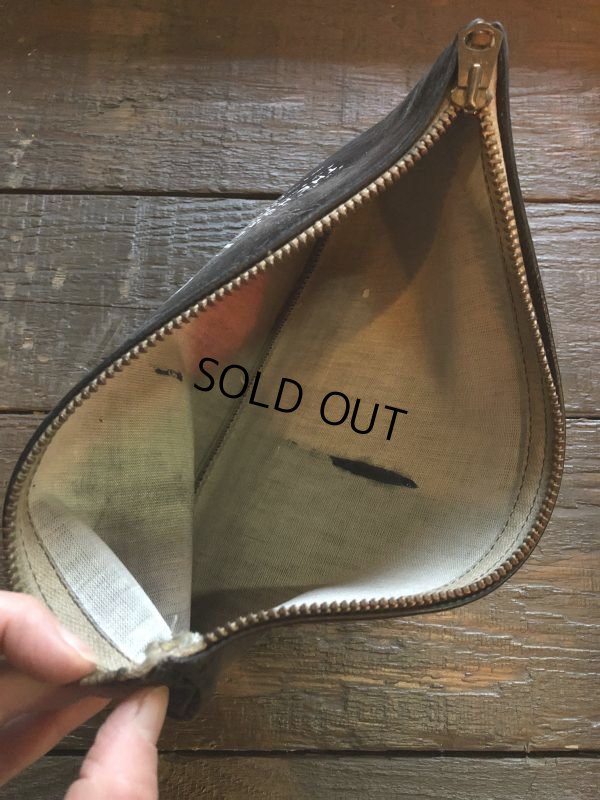 画像4: Vintage Zippered Vinyl Bank Money Bag State Bank (B716)