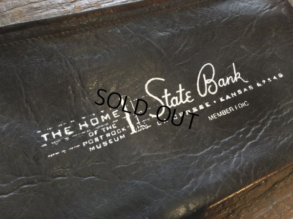 画像2: Vintage Zippered Vinyl Bank Money Bag State Bank (B716)