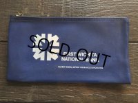 Vintage Zippered Vinyl Bank Money Bag FWNB (B715)