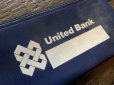 画像2: Vintage Zippered Vinyl Bank Money Bag United Bank (B713) (2)