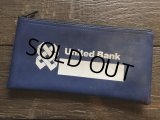 Vintage Zippered Vinyl Bank Money Bag United Bank (B713)