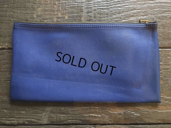 画像5: Vintage Zippered Vinyl Bank Money Bag FWNB (B715)