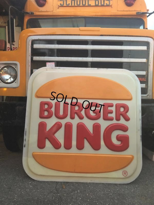 画像2: Vintage Burger King Old Logo Outdoor Huge Sign Original (B723)