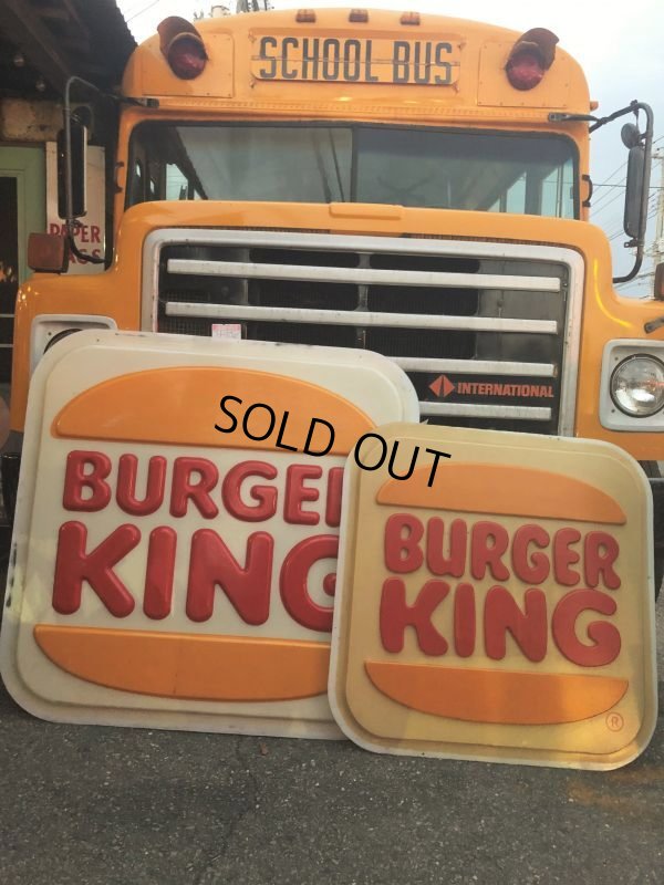 画像10: Vintage Burger King Old Logo Outdoor Huge Sign Original (B723)
