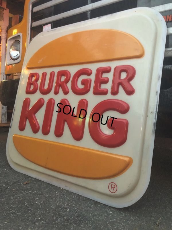 画像3: Vintage Burger King Old Logo Outdoor Huge Sign Original (B723)