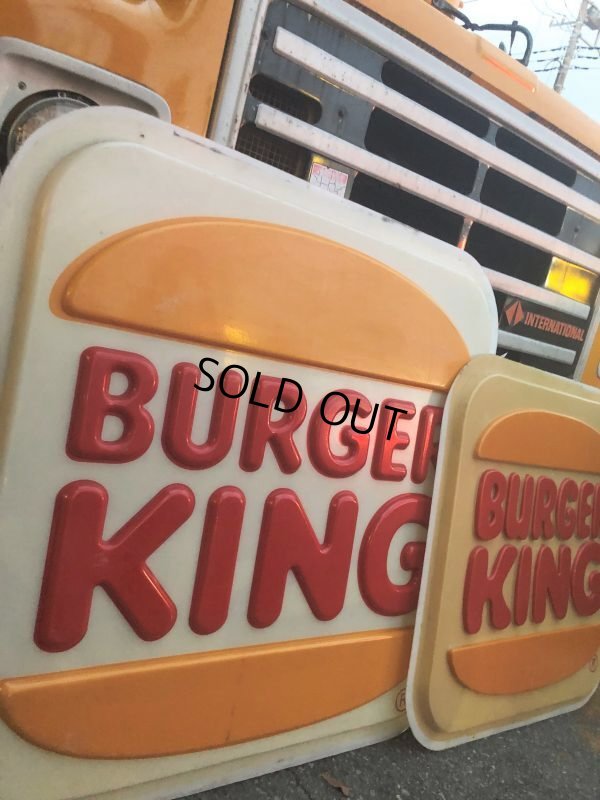 画像9: Vintage Burger King Old Logo Outdoor Huge Sign Original (B723)