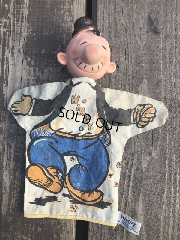 画像8: Vintage Gund Popeye Hand Puppet Wimpy (B727)