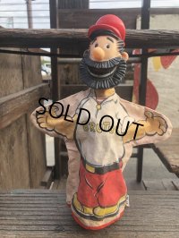 Vintage Gund Popeye Hand Puppet  Brutus (B726)