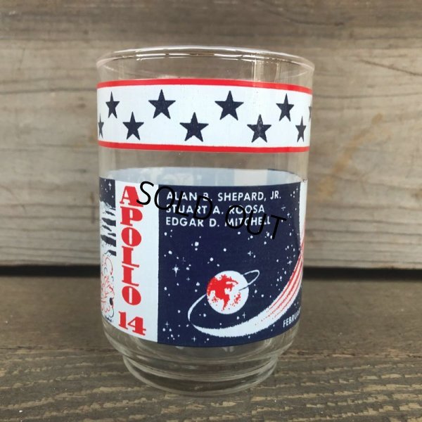 画像1: Vintage Libbey Apollo Mission Glass "Apollo 14" (G731)