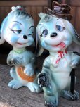 画像8: Vintage Drunken Dogs Salt & Pepper Shakers (B735)