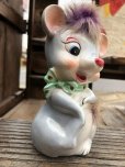 画像6: Vintage 50s JAPAN Ceramic Coin Bank Mouse (B738)