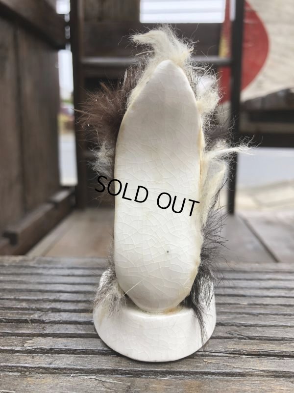 画像4: Vintage 50s JAPAN Ceramic Message Doll FOR YOU!! (B741)