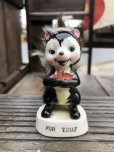 画像2: Vintage 50s JAPAN Ceramic Message Doll FOR YOU!! (B741) (2)