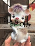 Vintage 50s JAPAN Ceramic Coin Bank Mouse (B738)