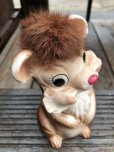 画像8: Vintage 50s JAPAN Ceramic Coin Bank Squirrel Chipmunk (B739)