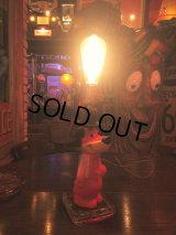 60s Vintage Hanna Barbera Huckleberry Hound Room Lamp (B742)