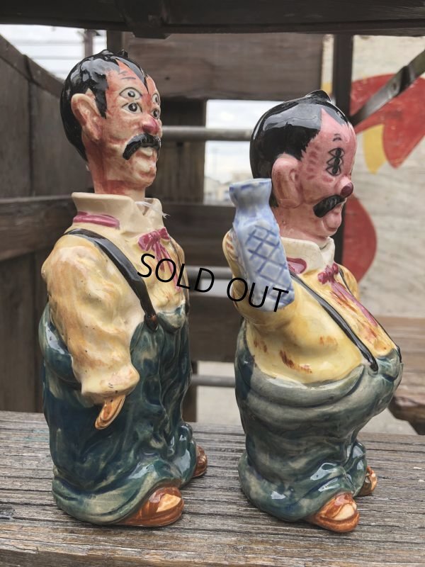 画像10: Vintage Drunk 6 Eyes Decanter Bottle (B745)