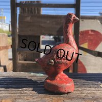 Vintage Cast Iron Red Goose Shoes Bank (B746)