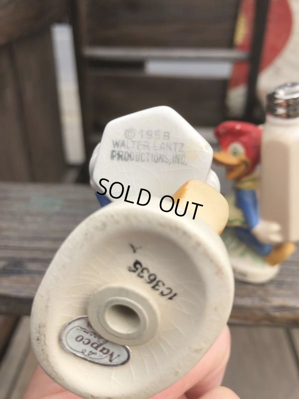 画像6: 50s Vintage NAPCO Walter Lantz  Woody Woodpecker Salt & Pepper Shakers (B748)