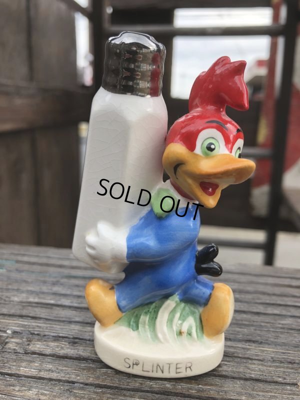 画像5: 50s Vintage NAPCO Walter Lantz  Woody Woodpecker Salt & Pepper Shakers (B748)