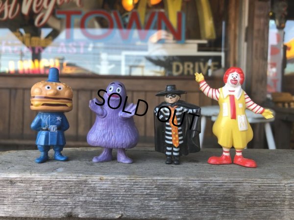 画像1: 80s Vintage McDonald's PVC Figure Set CANADA Ver. (B750)