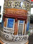 画像12: 60s Vintage Six Flags Over Texas Skull Ceramic Stein Jug (B753)