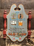 画像11: Vintage Old Crow Bourbon Whiskey Wooden Plaque Sign (B756)