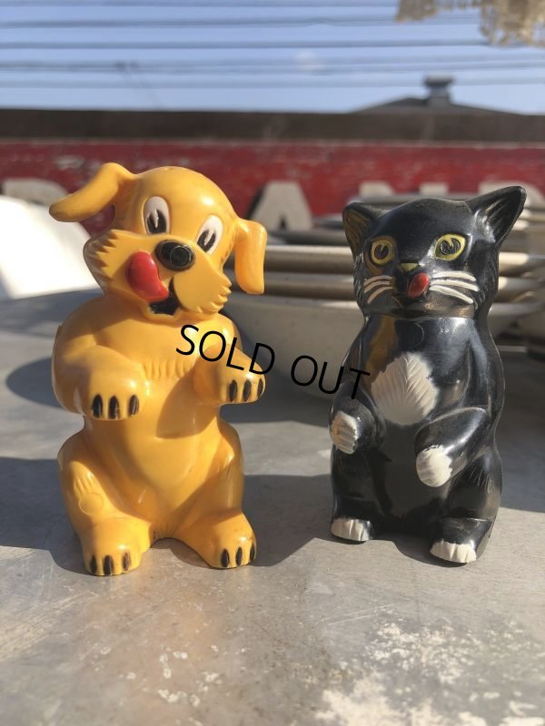 画像2: 50s Vintage Ken-L Ration Fido Dog Fifi Cat S&P Shakers (B757)