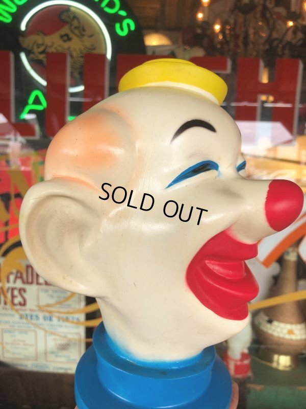 画像12: Vintage Clown Vinyl Coin Bank (B759)