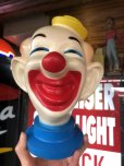 画像1: Vintage Clown Vinyl Coin Bank (B759) (1)