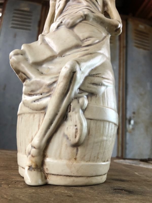 画像11: Vintage Skull Porcelain Decanter Bottle (B760)