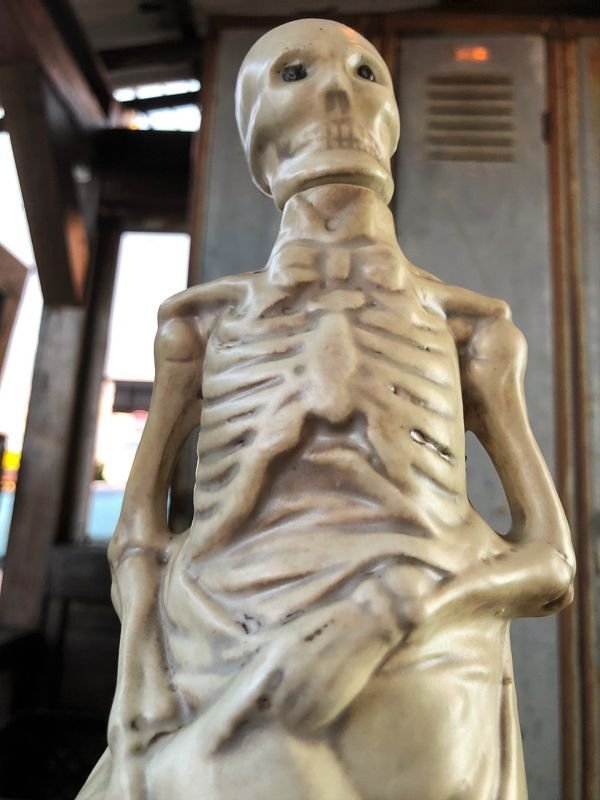 画像12: Vintage Skull Porcelain Decanter Bottle (B760)